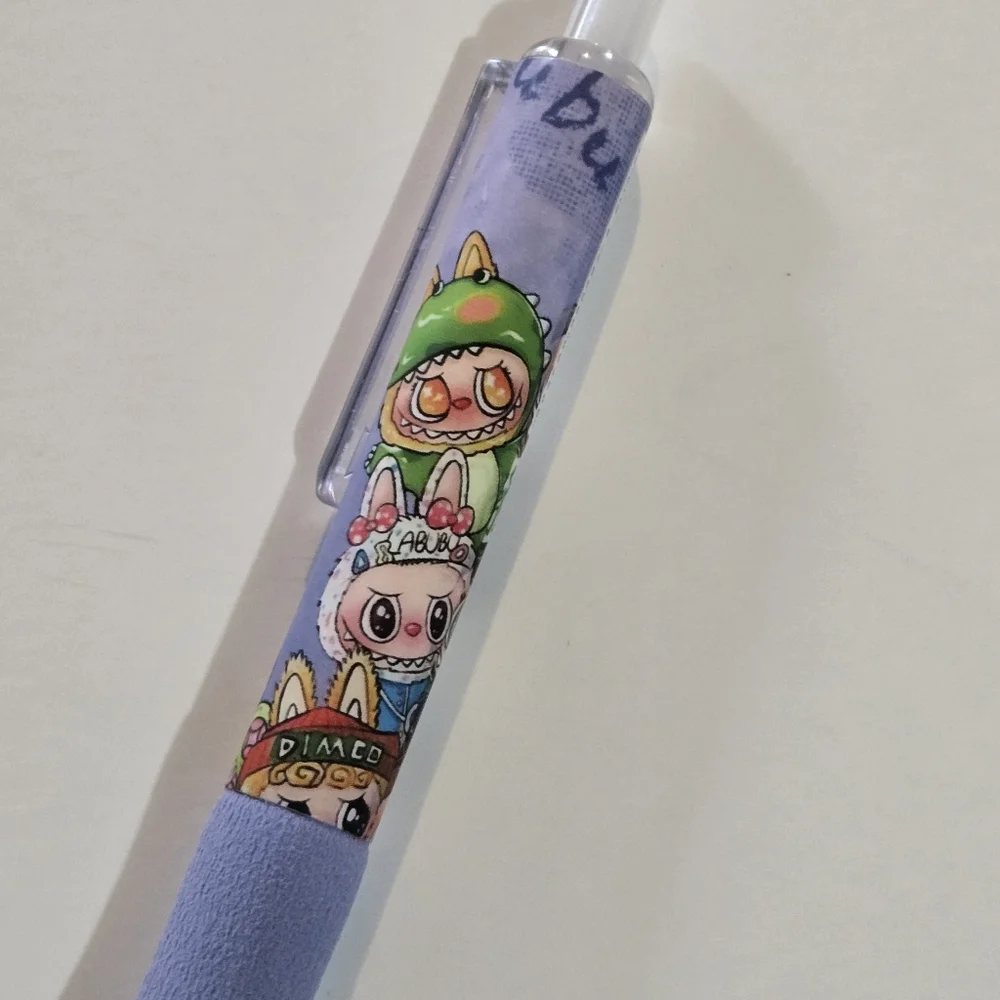 🍒🍒 Blue Labubu Pen With Cushion Grip